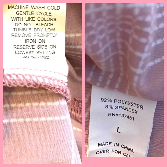 CATHY Pink/White  Long sleeve top 🌸🌸🌸 - Picture 10 of 10